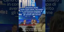 Sanremo, Carlo Conti risponde alla polemica sulla predilezione per gli artisti uomini #sanremo