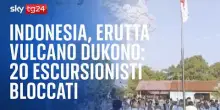 Indonesia, erutta vulcano Dukono: 20 escursionisti bloccati