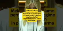 #guerra #iran, Meloni: "No a un regime degli ayatollah con l'arma #nucleare"