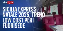 Sicilia Express Natale 2025, treno low cost per i fuorisede