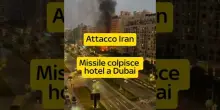 Attacco all'Iran, missile colpisce hotel a Dubai #iran #israele #usa
