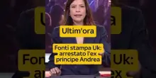 Caso Epstein, arrestato l'ex principe Andrea