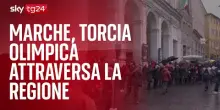 Marche, torcia olimpica attraversa la regione
