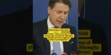 Referendum, Conte: "Voto &egrave; avviso di sfratto per il governo"