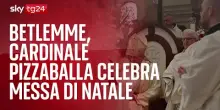 Betlemme, cardinale Pizzaballa celebra messa di Natale