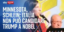 Minnesota, Schlein: Italia non pu&ograve; candidare Trump a Nobel