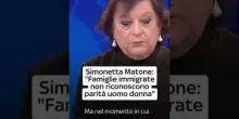 Simonetta Matone: "Famiglie immigrate non riconoscono parit&agrave; tra uomo e donna. Vige la Sharia"