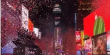 New York, niente botti e fuochi ma coriandoli e romanticismo: la magia di Time Square