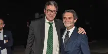 Fontana: "Difendo Giorgetti, il ministro non pu&ograve; essere messo in discussione. Armi a Kyiv? Noi leali&rdquo;
