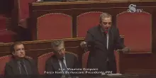 "Fatevi un giro sui banchi a rotelle". La provocazione di Gasparri che fa insorgere il M5s in Senato