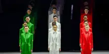 Dalla cerimonia olimpica alla boutique, i completi di Giorgio Armani arrivano in negozio