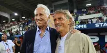 Malag&ograve; ha scelto Roberto Mancini come ct. Claudio Ranieri possibile direttore tecnico