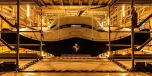 Ferrari Hypersail, scafo completato e oltre 20 brevetti per la barca a vela che vuole volare sugli oceani