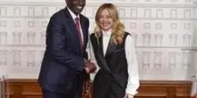 Space economy, Meloni incontra il presidente keniano Ruto: sar&agrave; potenziato il centro Luigi Broglio di Malindi