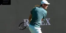Sinner &egrave; arrivato a Indian Wells: il suo primo allenamento. VIDEO