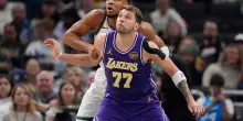 Doncic non perdona: 41 punti, sfida vinta con Giannis e Lakers corsari a Milwaukee