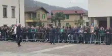 Funerali Bossi, coro contro Salvini a Pontida