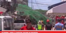 Filippine, crolla edificio: decine di dispersi