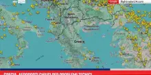 Grecia, aeroporti chiusi per problemi tecnici