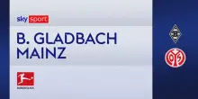 Borussia Moenchengladbach-Mainz 1-1: gol e highlights