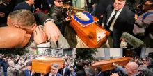 James Senese, folla ai funerali del sassofonista di Pino Daniele. FOTO
