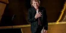 Mick Jagger a Stromboli sul set del film Le tre sorelle incestuose