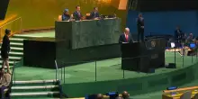 Assemblea Onu, Netanyahu entra e i delegati lasciano l'aula