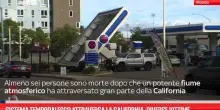 Sistema temporalesco attraversa California, diverse vittime