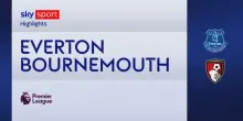 Everton-Bournemouth 1-2: gol e highlights