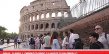 Roma, riapre il Colosseo dopo la morte di un operaio