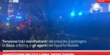 Manifestazione Pro-Pal a Roma, ancora tensioni