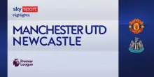 Manchester United-Newcastle 1-0: gol e highlights