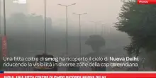 India, una fitta coltre di smog ricopre Nuova Delhi