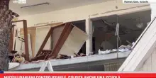 Missili iraniani contro Israele, colpita anche una scuola