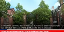 Harvard, protesta in difesa degli studenti internazionali