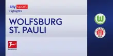 Wolfsburg-St. Pauli 2-1: gol e highlights