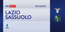 Lazio-Sassuolo 2-1: gol e highlights