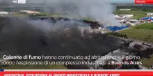 Argentina, esplosione al parco industriale a Buenos Aires