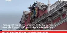 Proteste in Bolivia, proclamato lo stato di emergenza