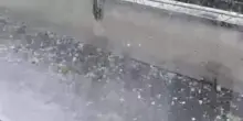 Maltempo, violenta grandinata nell'alto Milanese
