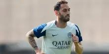 Inter verso la Lazio: per Calhanoglu allenamento a parte