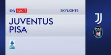 Juventus-Pisa 4-0: gol e highlights