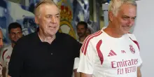 FOTO. Real Madrid, Ancelotti torna a casa: l'abbraccio con Mou e i 'suoi' ragazzi