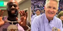Anche Green e Kerr al Chase Center per gara-1 delle WNBA Finals: le celebrit&agrave; in prima fila. VIDEO