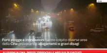Alluvioni in Cina, piogge torrenziali e migliaia di evacuati