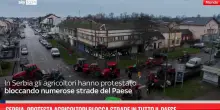 Serbia, protesta agricoltori blocca strade in tutto il Paese