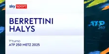 Berrettini-Halys: highlights Atp Metz