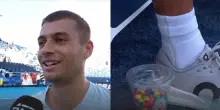 Cobolli: 'Avevo bisogno di zuccheri, amo gli M&M's...'. VIDEO