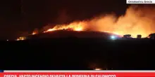 Grecia, vasto incendio devasta la periferia di Salonicco