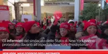 New York, maxi sciopero degli infermieri